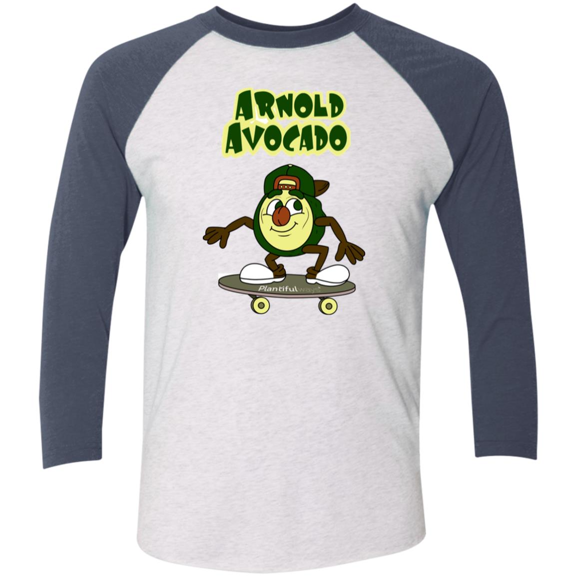 NL6051 Tri-Blend 3/4 Sleeve Raglan T-Shirt