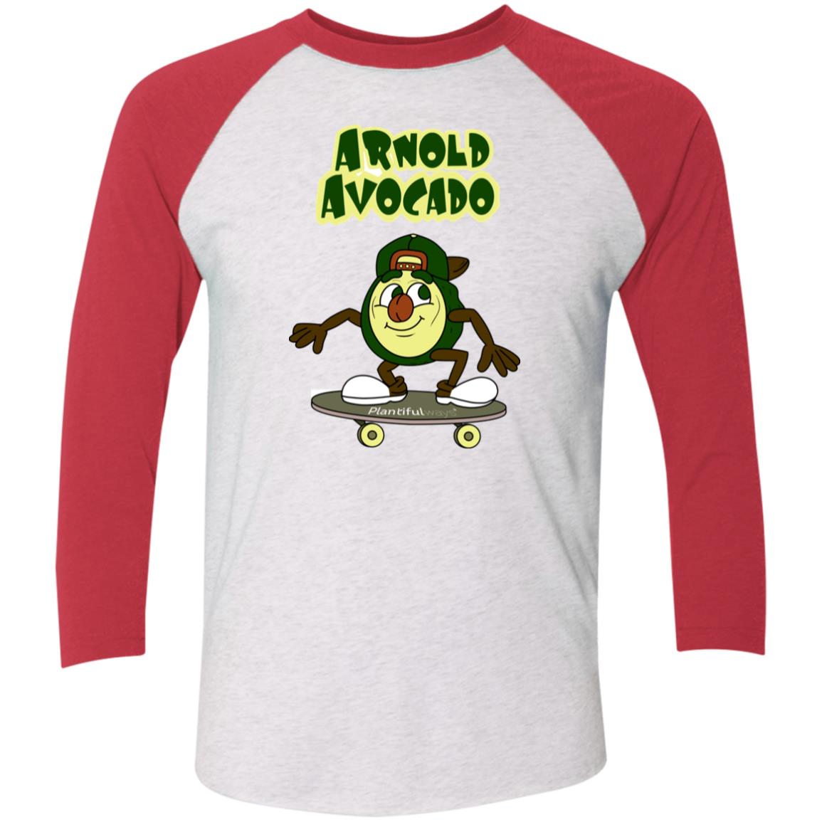 NL6051 Tri-Blend 3/4 Sleeve Raglan T-Shirt