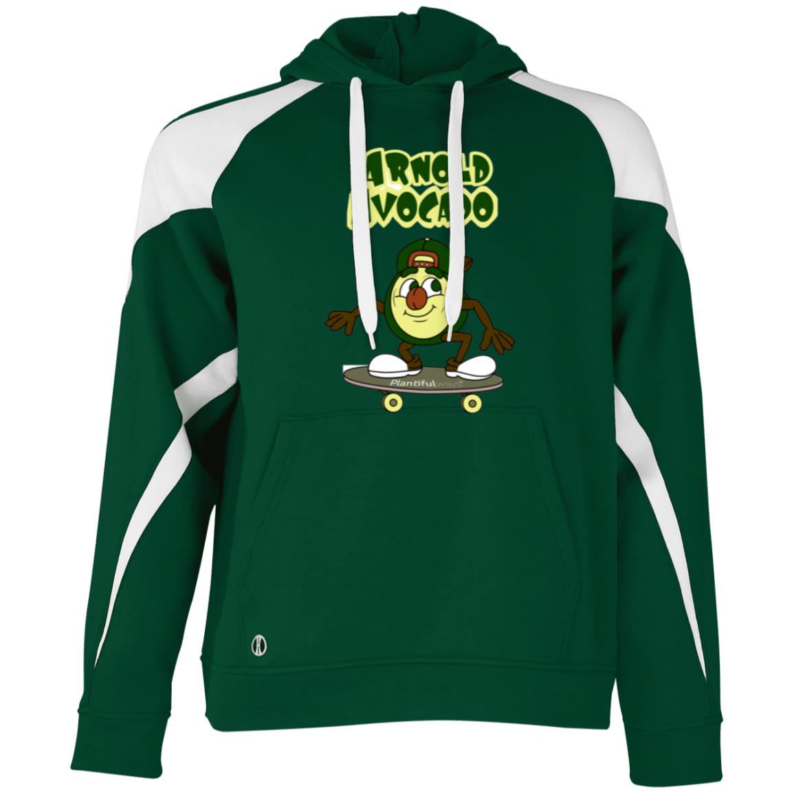 229546 Athletic Colorblock Fleece Hoodie