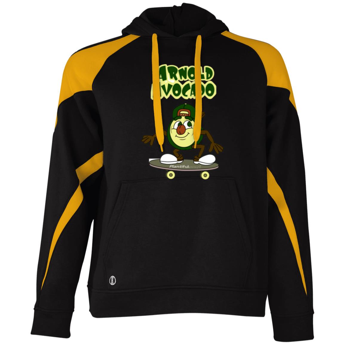 229546 Athletic Colorblock Fleece Hoodie