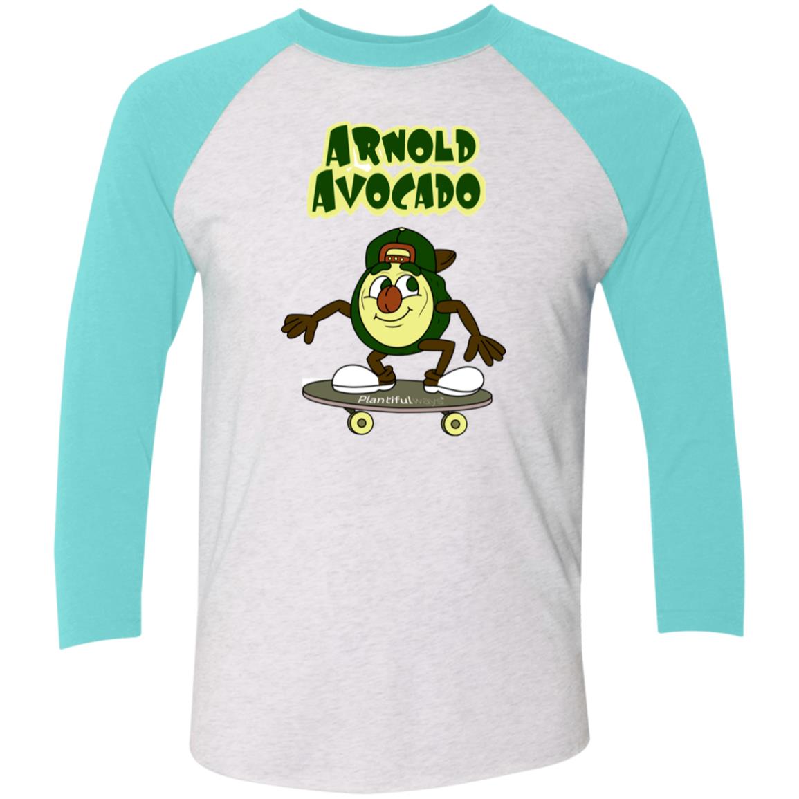 NL6051 Tri-Blend 3/4 Sleeve Raglan T-Shirt