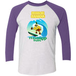 NL6051 Tri-Blend 3/4 Sleeve Raglan T-Shirt