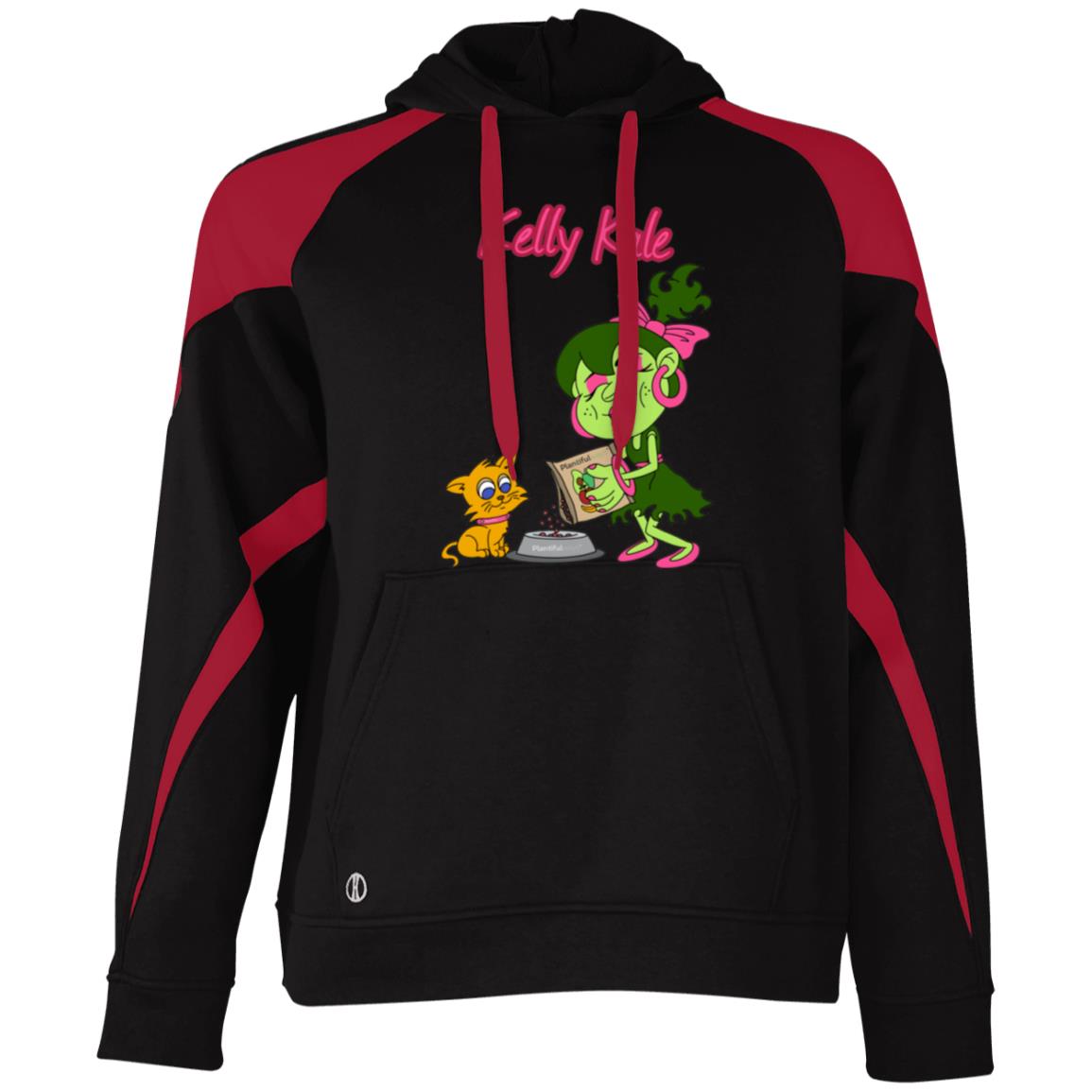 229546 Athletic Colorblock Fleece Hoodie