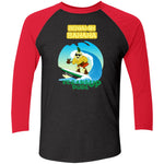 NL6051 Tri-Blend 3/4 Sleeve Raglan T-Shirt