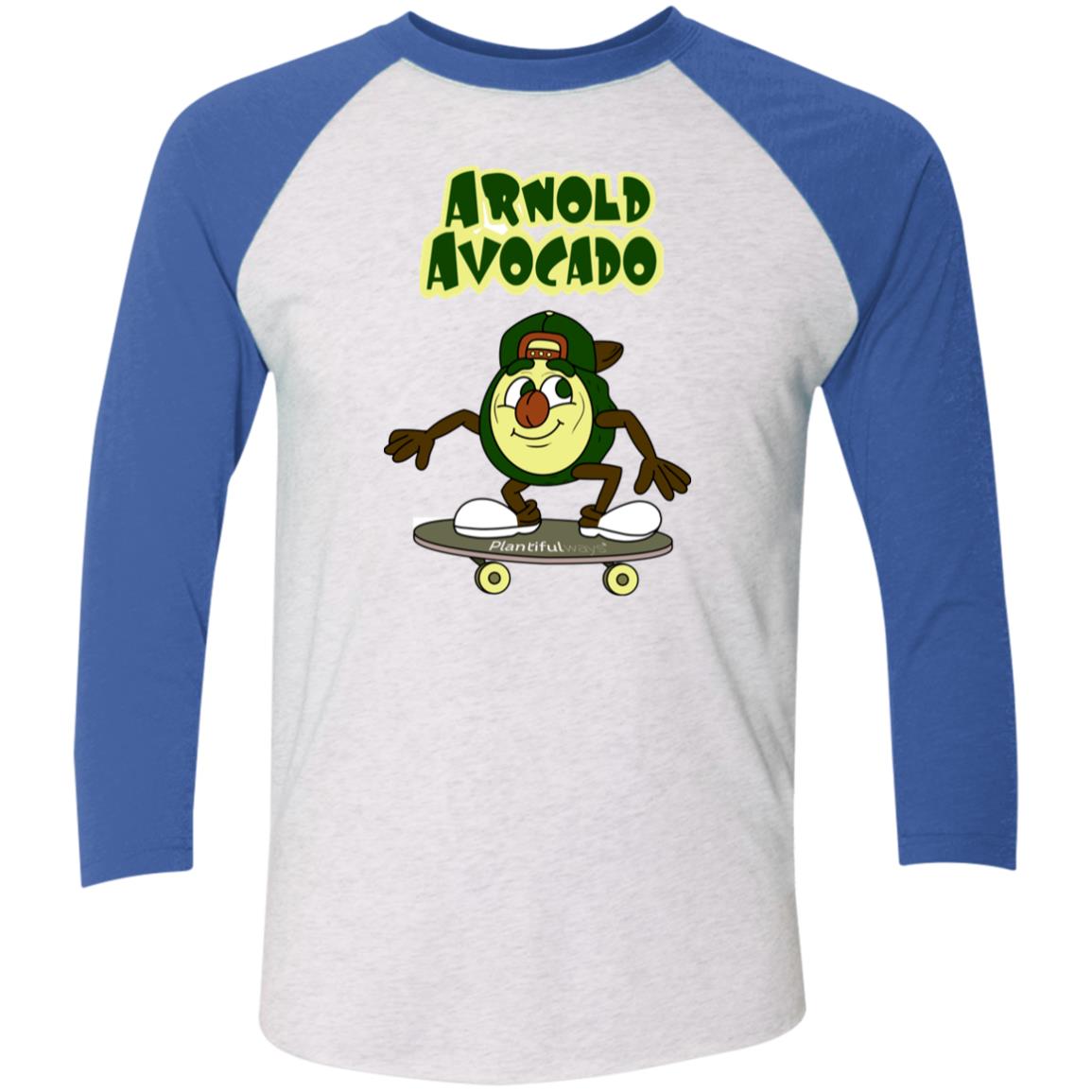 NL6051 Tri-Blend 3/4 Sleeve Raglan T-Shirt