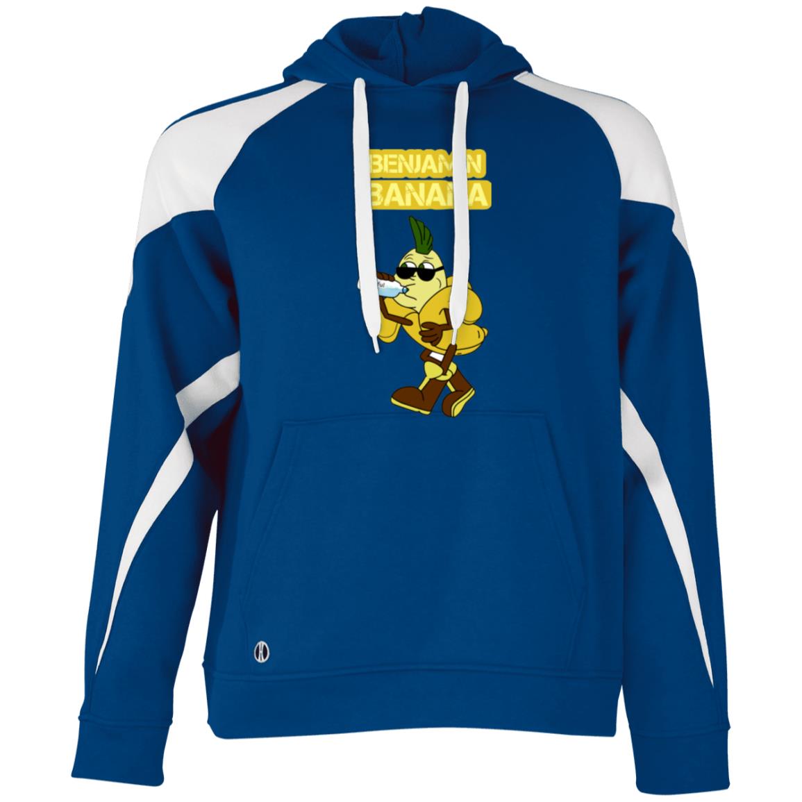 229546 Athletic Colorblock Fleece Hoodie