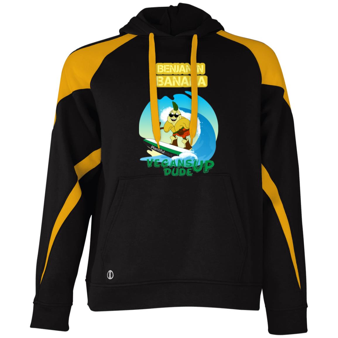 229546 Athletic Colorblock Fleece Hoodie