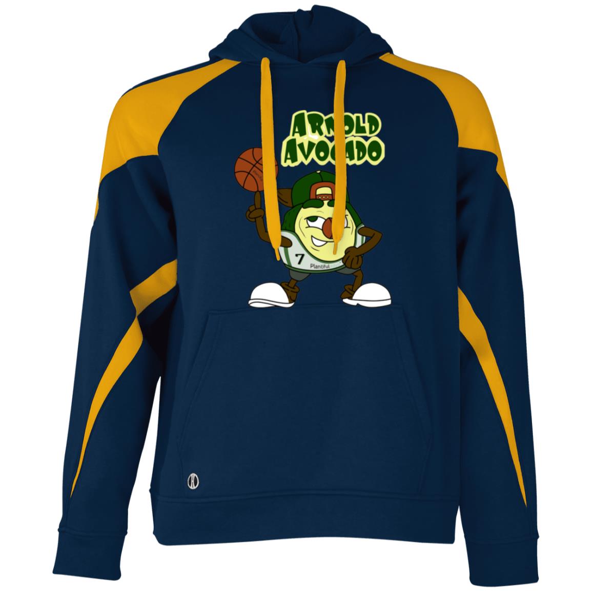 229546 Athletic Colorblock Fleece Hoodie