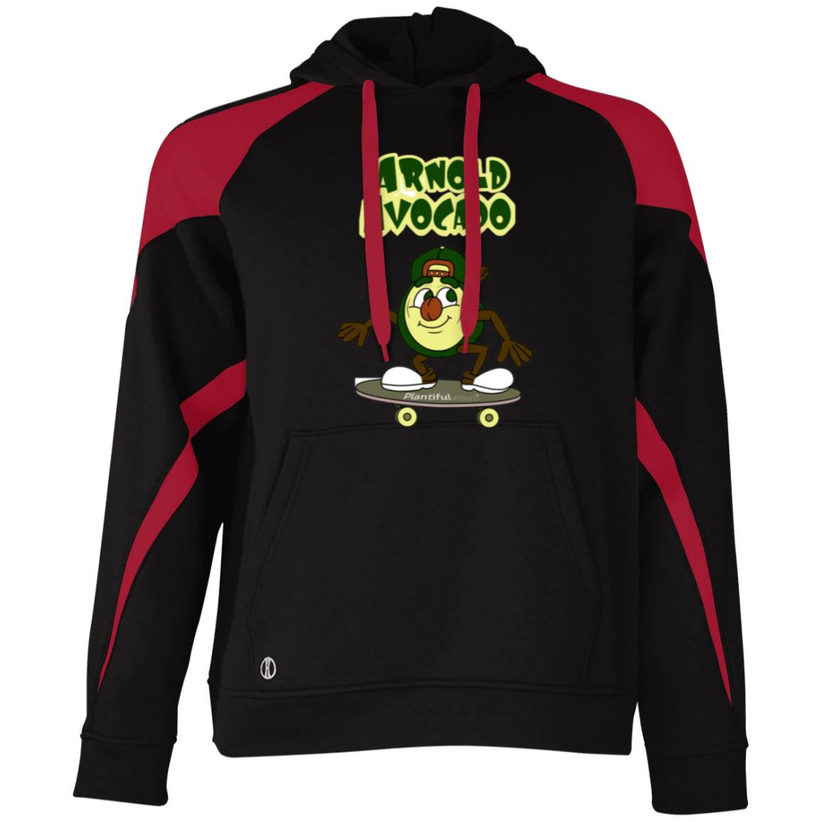 229546 Athletic Colorblock Fleece Hoodie
