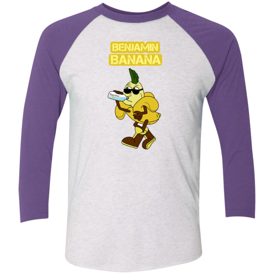 NL6051 Tri-Blend 3/4 Sleeve Raglan T-Shirt