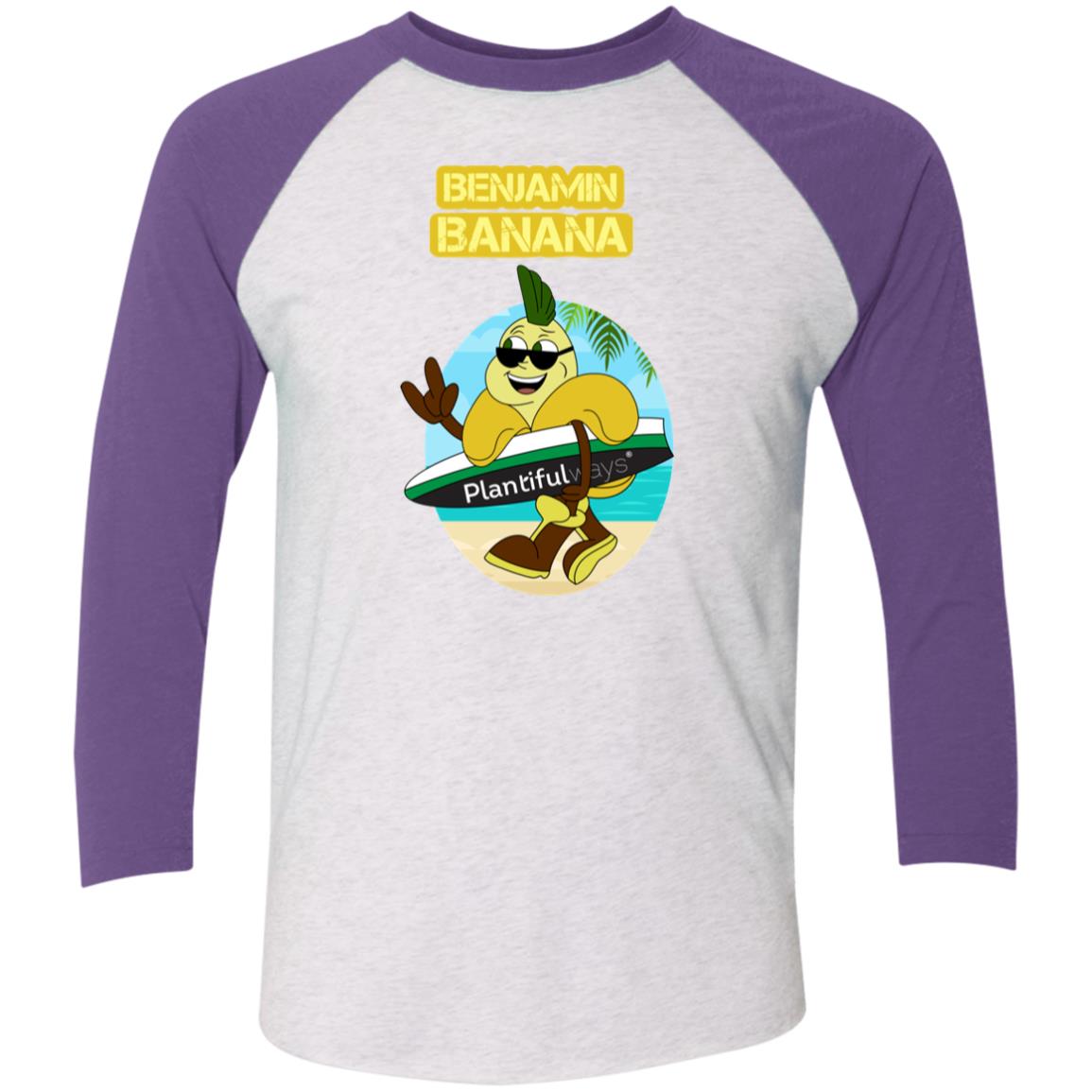 NL6051 Tri-Blend 3/4 Sleeve Raglan T-Shirt