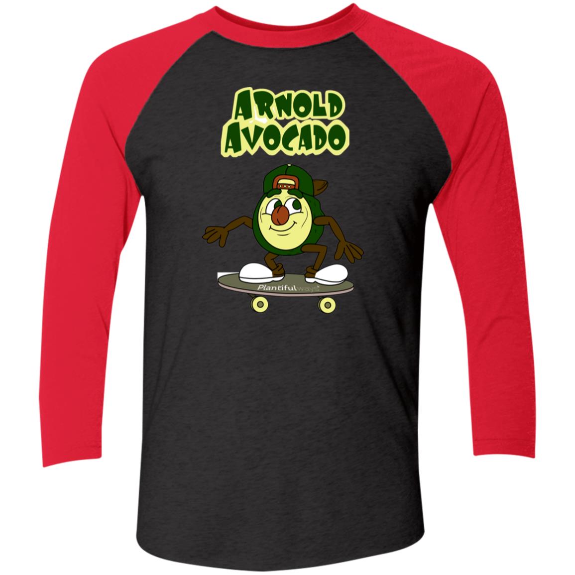 NL6051 Tri-Blend 3/4 Sleeve Raglan T-Shirt