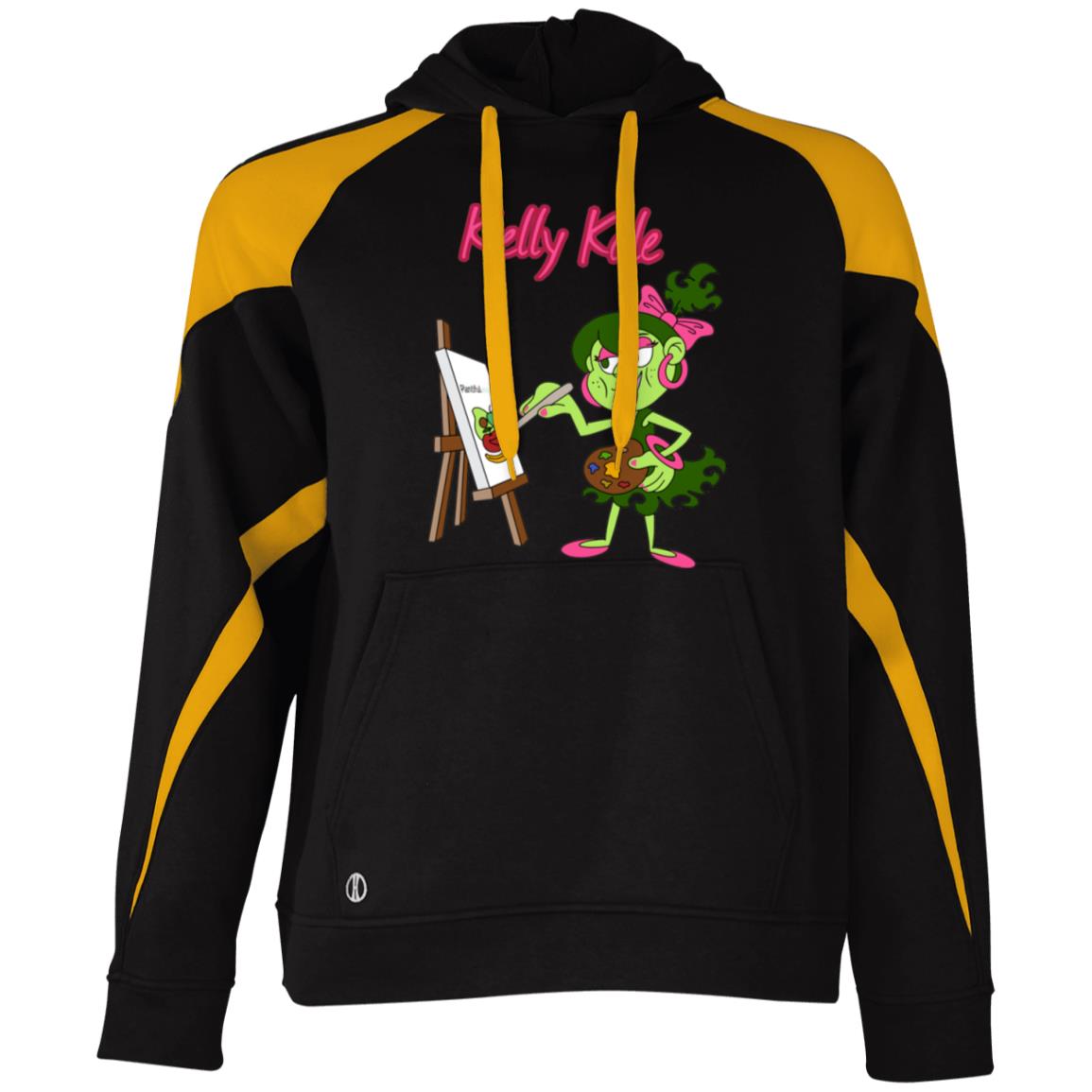 229546 Athletic Colorblock Fleece Hoodie