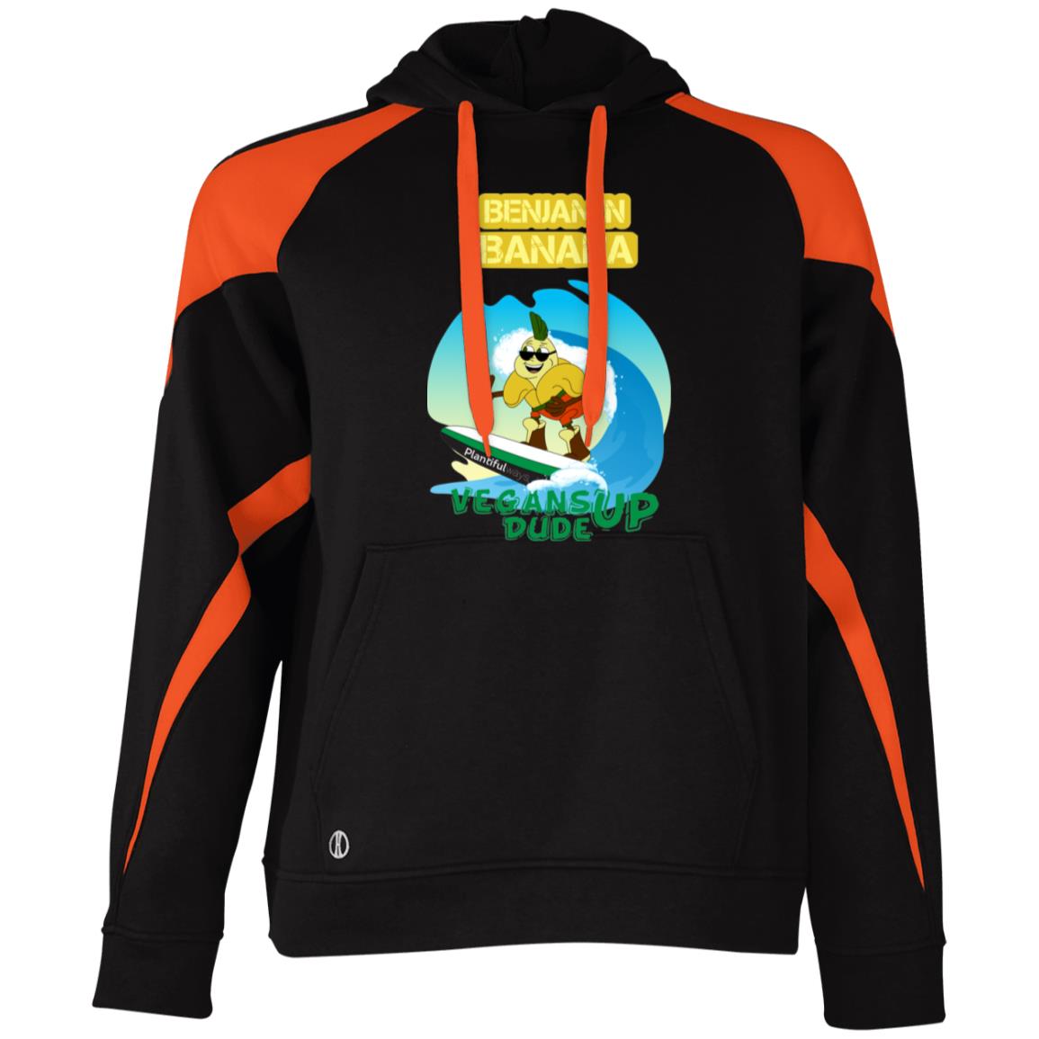 229546 Athletic Colorblock Fleece Hoodie