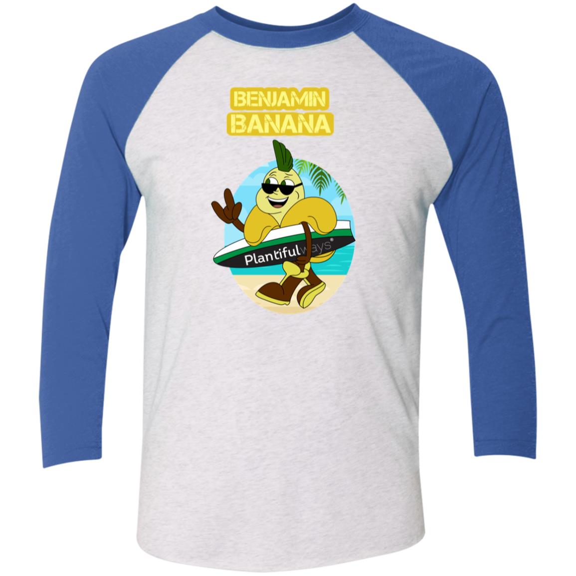 NL6051 Tri-Blend 3/4 Sleeve Raglan T-Shirt