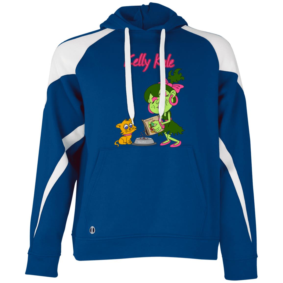 229546 Athletic Colorblock Fleece Hoodie