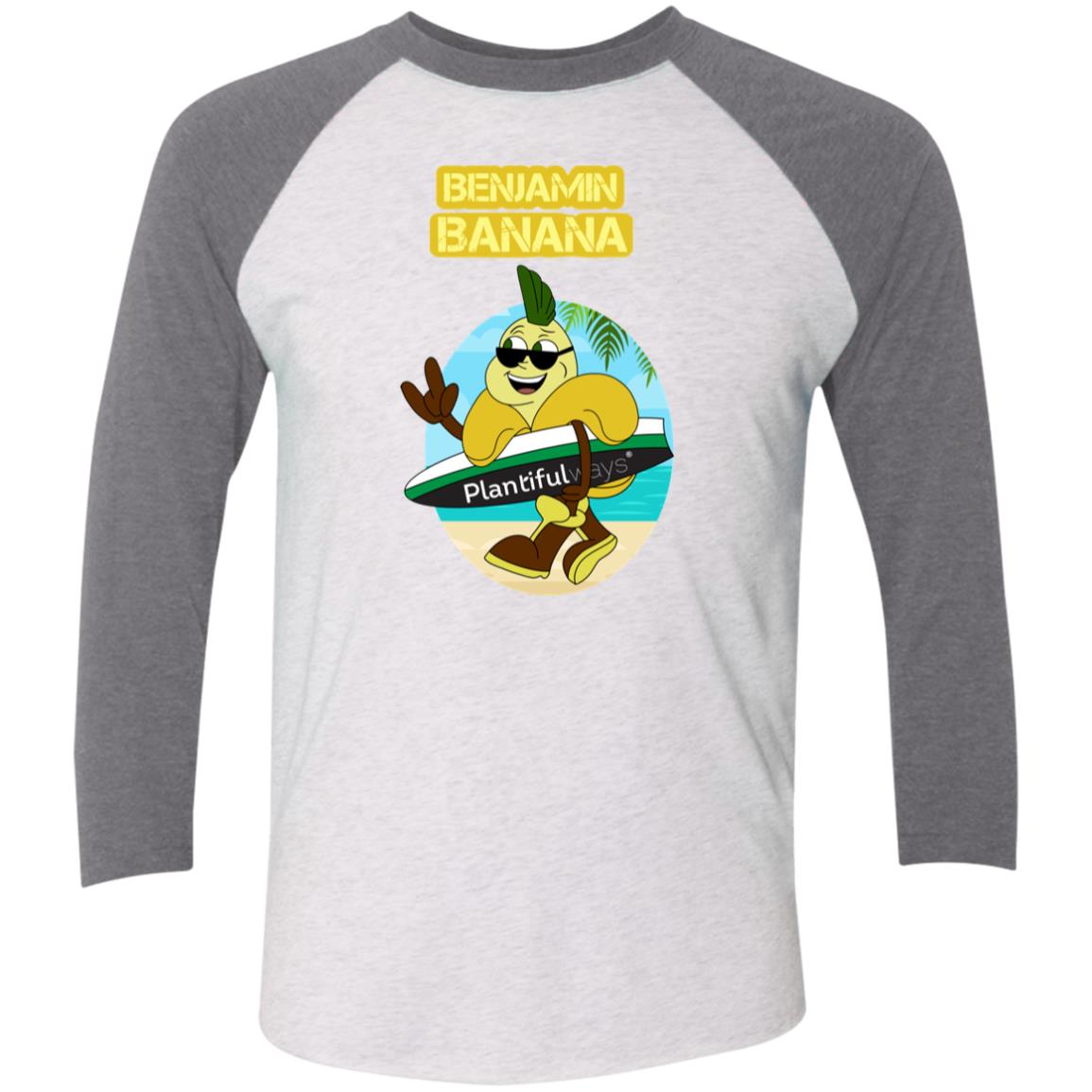 NL6051 Tri-Blend 3/4 Sleeve Raglan T-Shirt