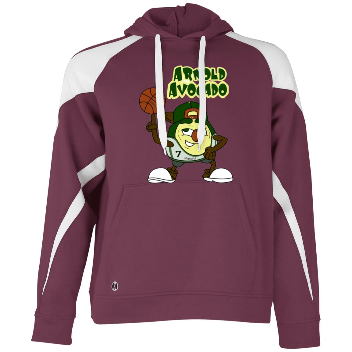 229546 Athletic Colorblock Fleece Hoodie