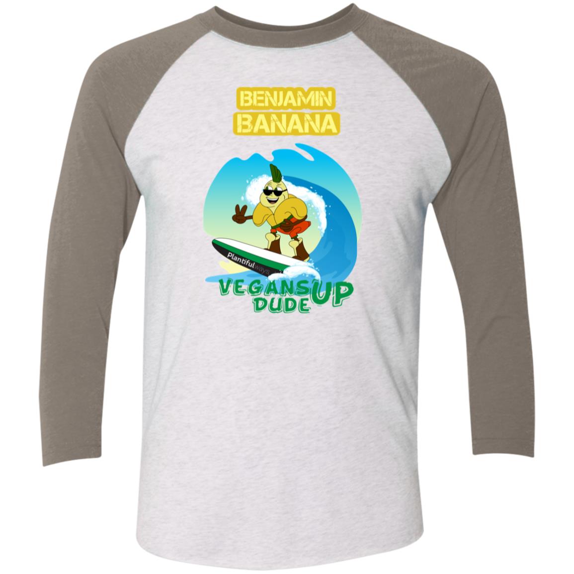 NL6051 Tri-Blend 3/4 Sleeve Raglan T-Shirt