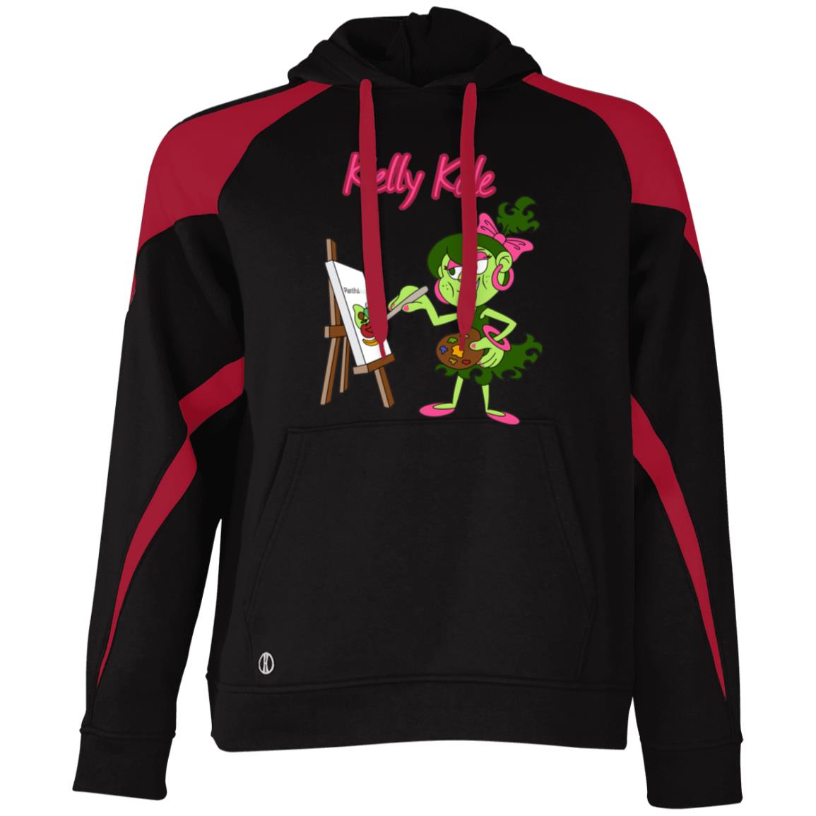 229546 Athletic Colorblock Fleece Hoodie