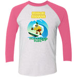 NL6051 Tri-Blend 3/4 Sleeve Raglan T-Shirt