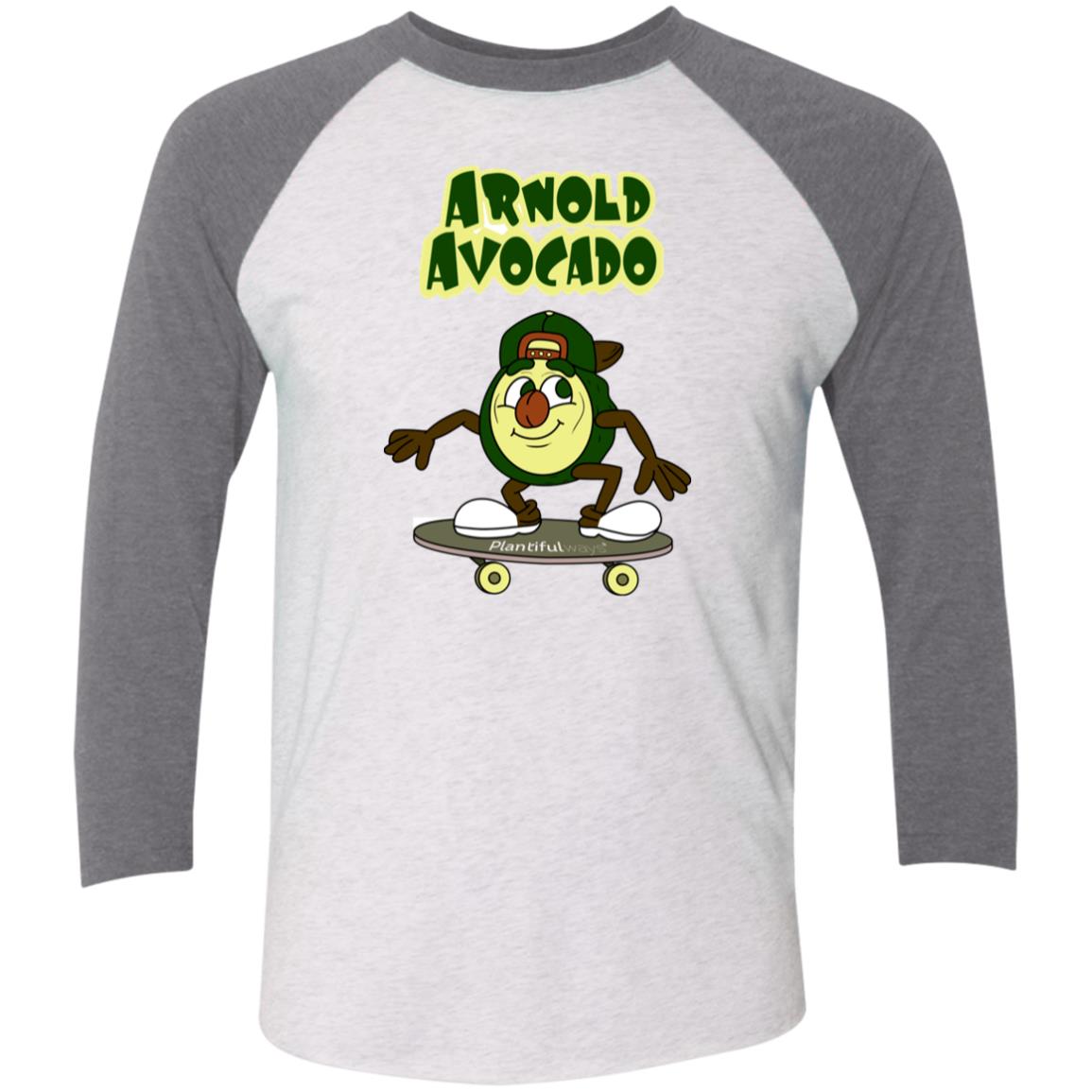 NL6051 Tri-Blend 3/4 Sleeve Raglan T-Shirt
