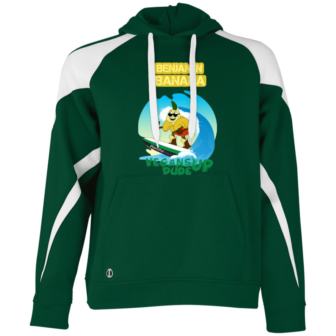 229546 Athletic Colorblock Fleece Hoodie