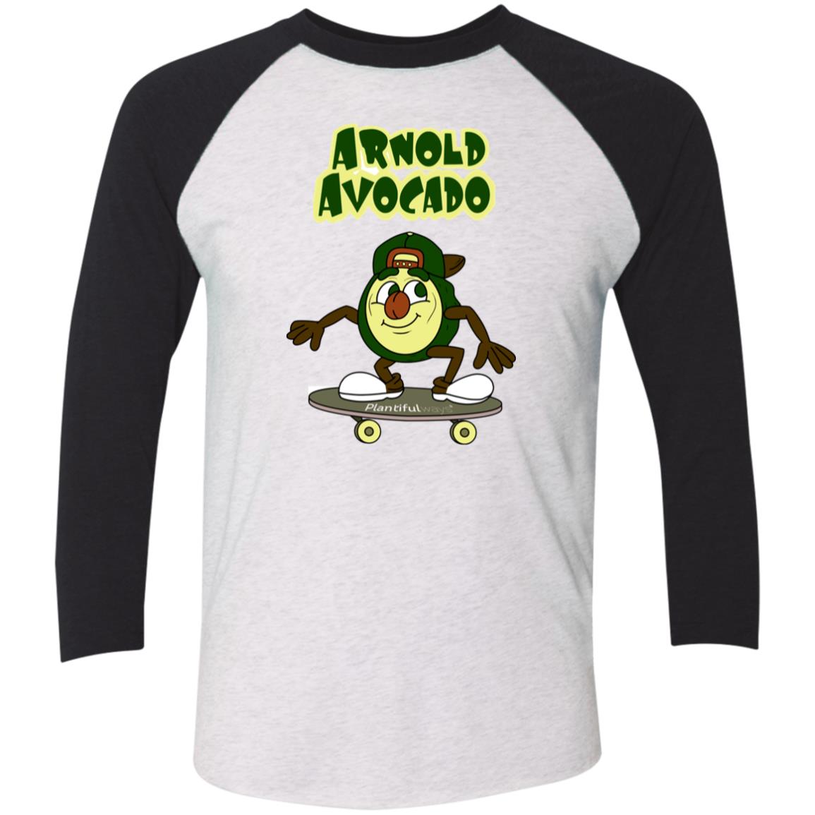 NL6051 Tri-Blend 3/4 Sleeve Raglan T-Shirt