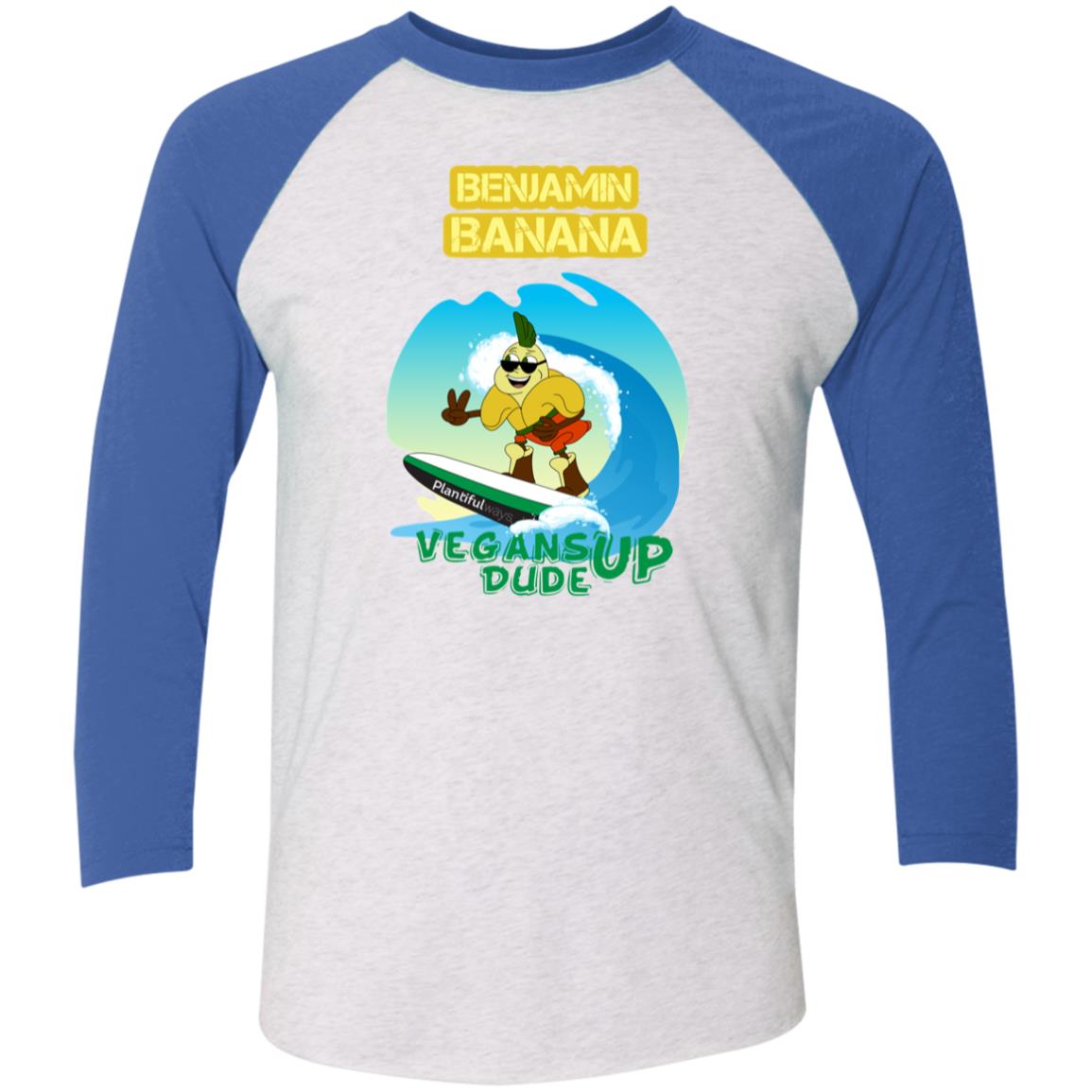 NL6051 Tri-Blend 3/4 Sleeve Raglan T-Shirt