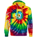 CD877 Unisex Tie-Dyed Pullover Hoodie