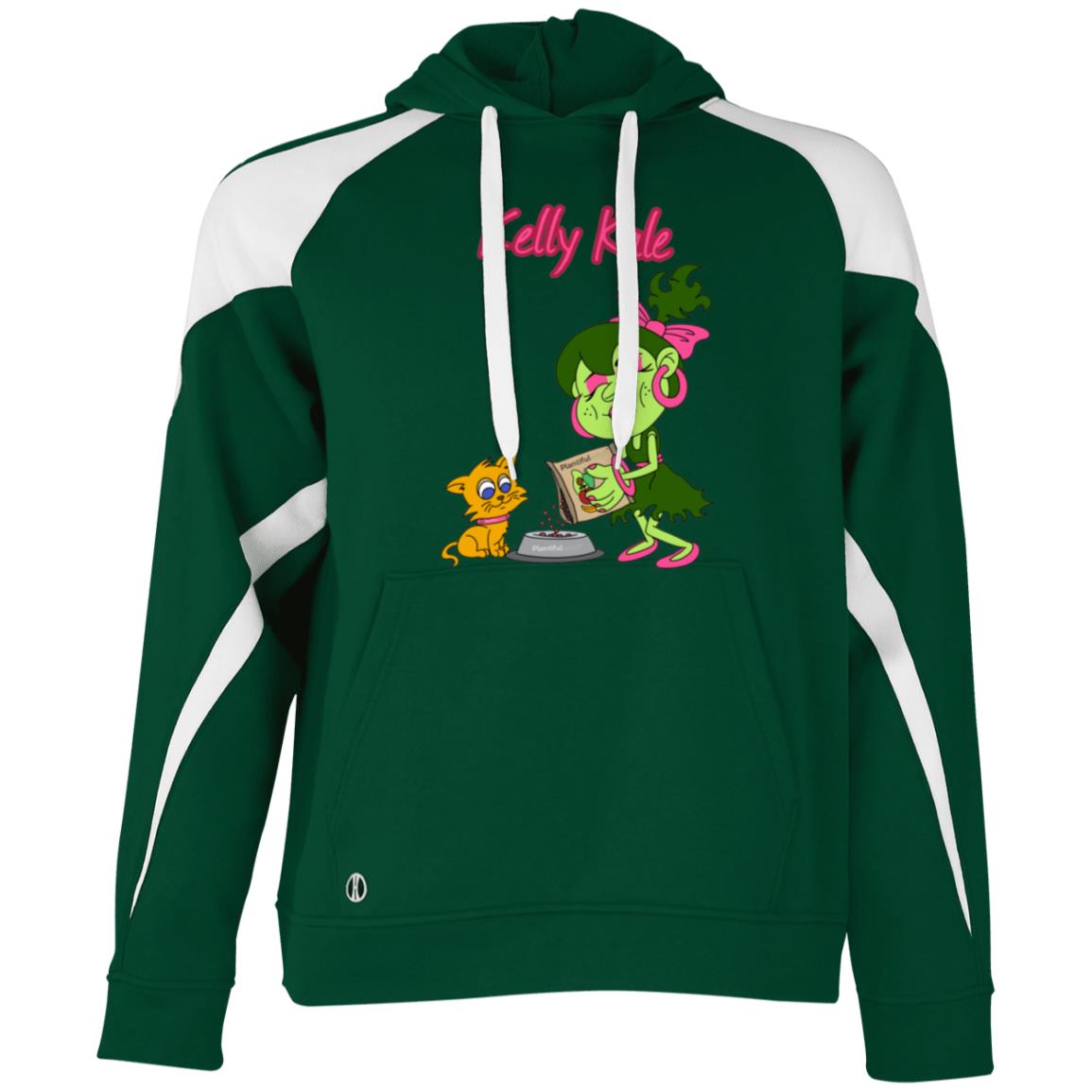 229546 Athletic Colorblock Fleece Hoodie