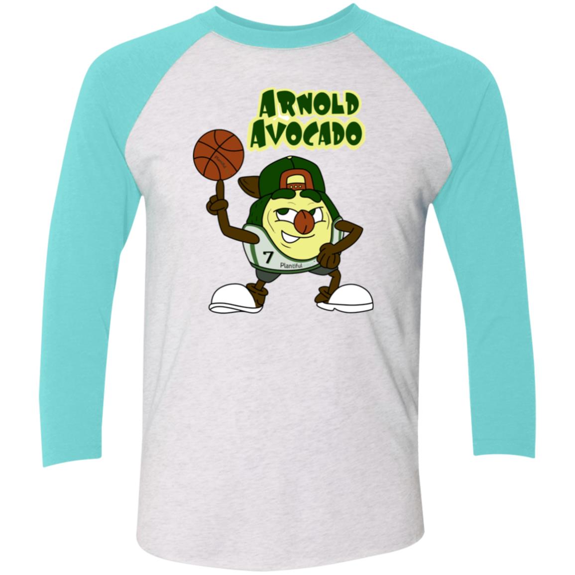 NL6051 Tri-Blend 3/4 Sleeve Raglan T-Shirt
