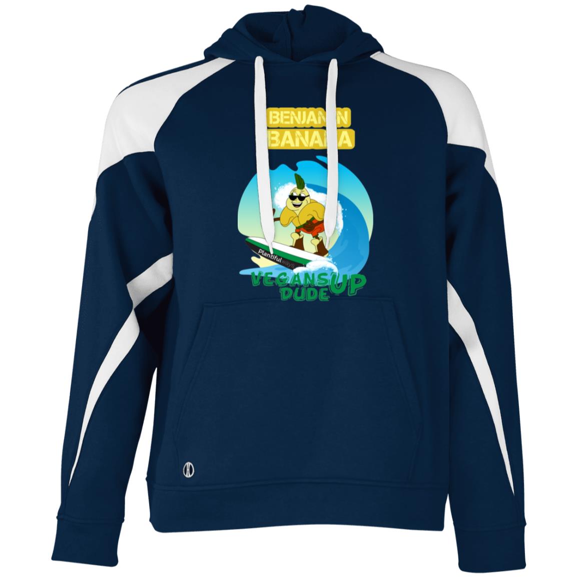 229546 Athletic Colorblock Fleece Hoodie