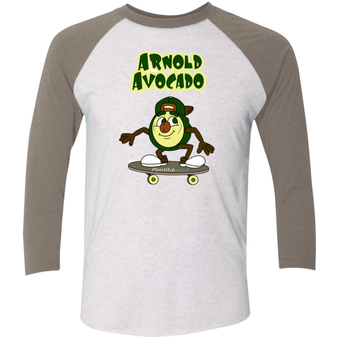 NL6051 Tri-Blend 3/4 Sleeve Raglan T-Shirt
