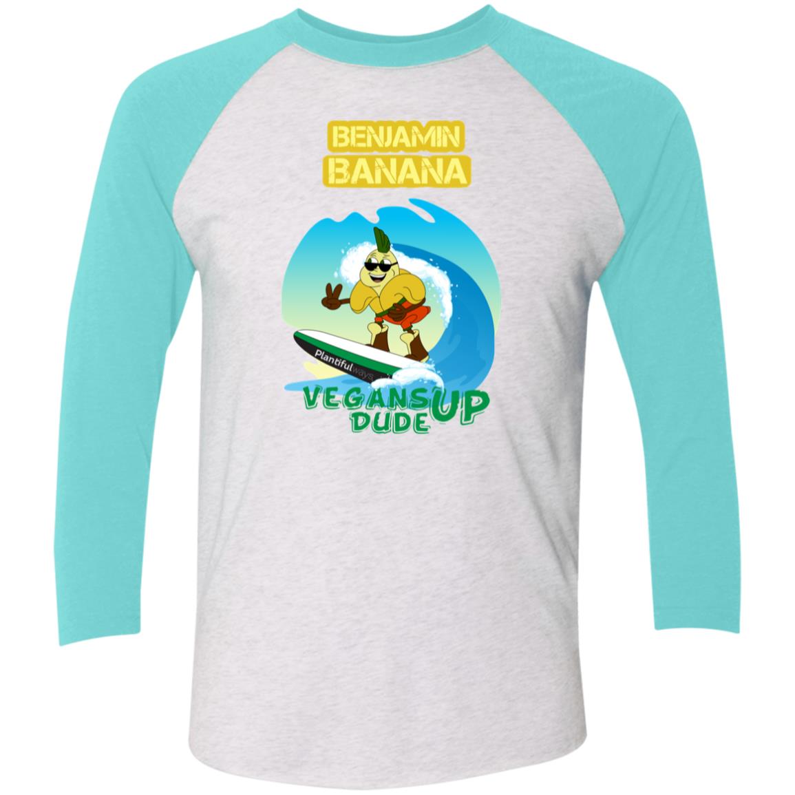 NL6051 Tri-Blend 3/4 Sleeve Raglan T-Shirt