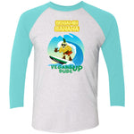 NL6051 Tri-Blend 3/4 Sleeve Raglan T-Shirt