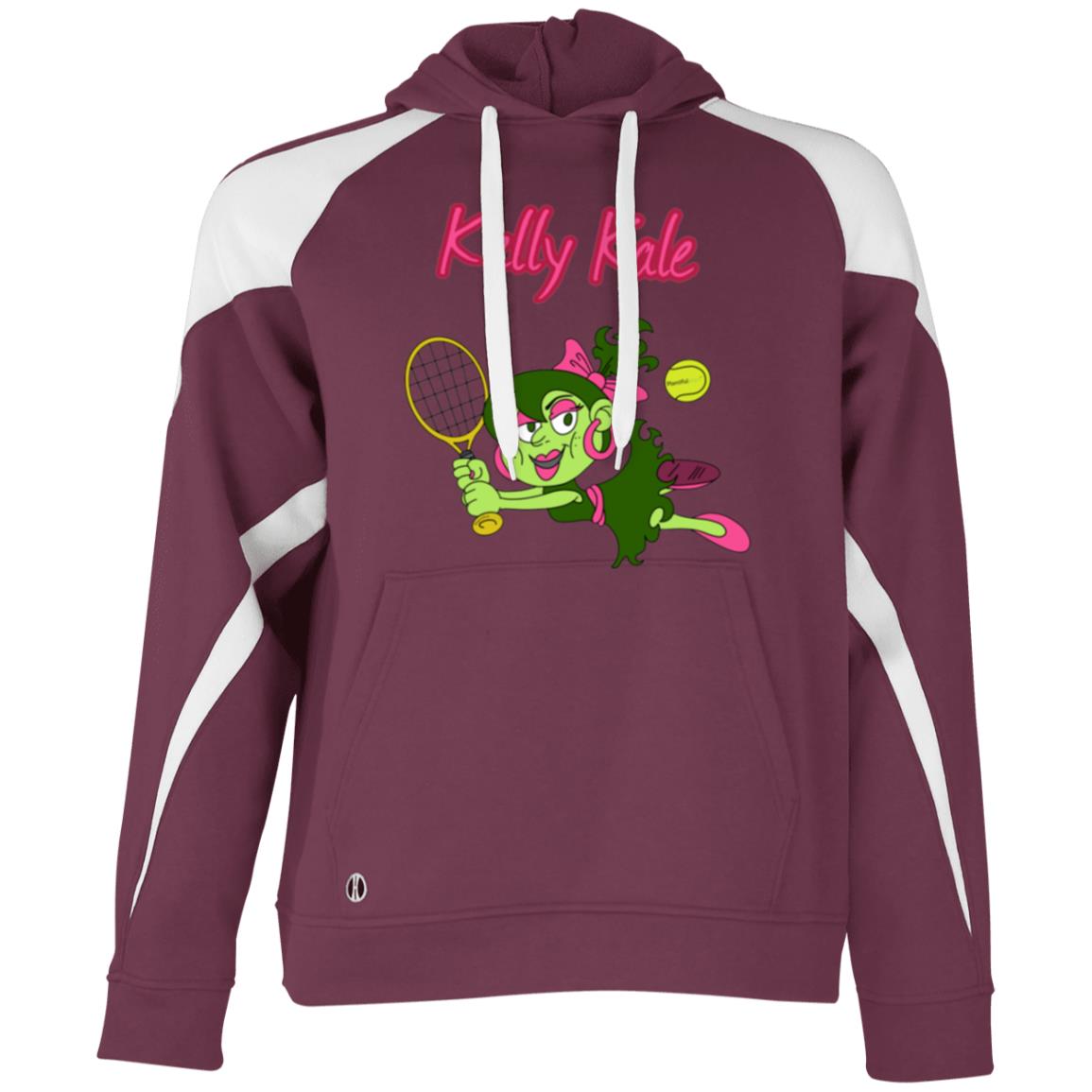 229546 Athletic Colorblock Fleece Hoodie