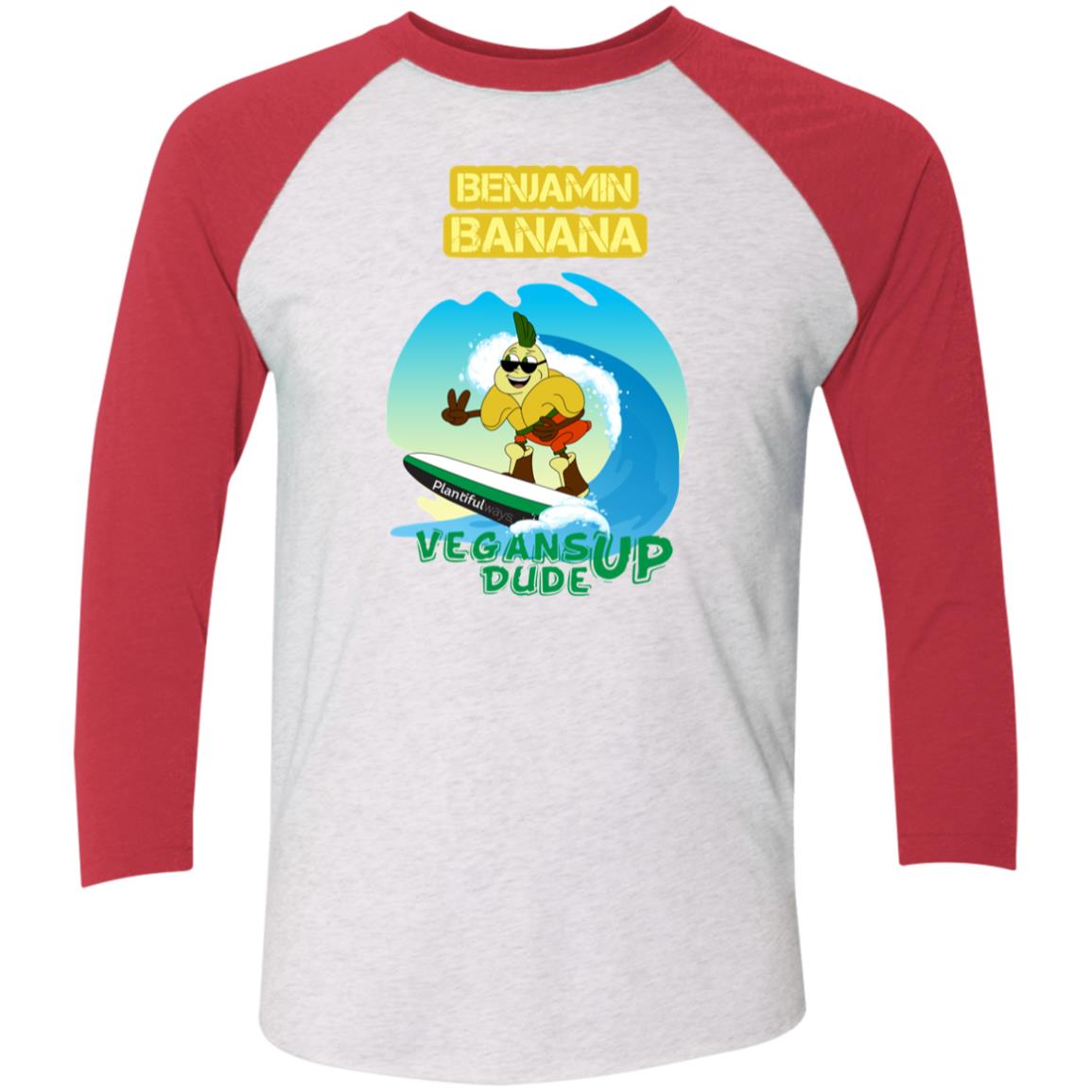 NL6051 Tri-Blend 3/4 Sleeve Raglan T-Shirt