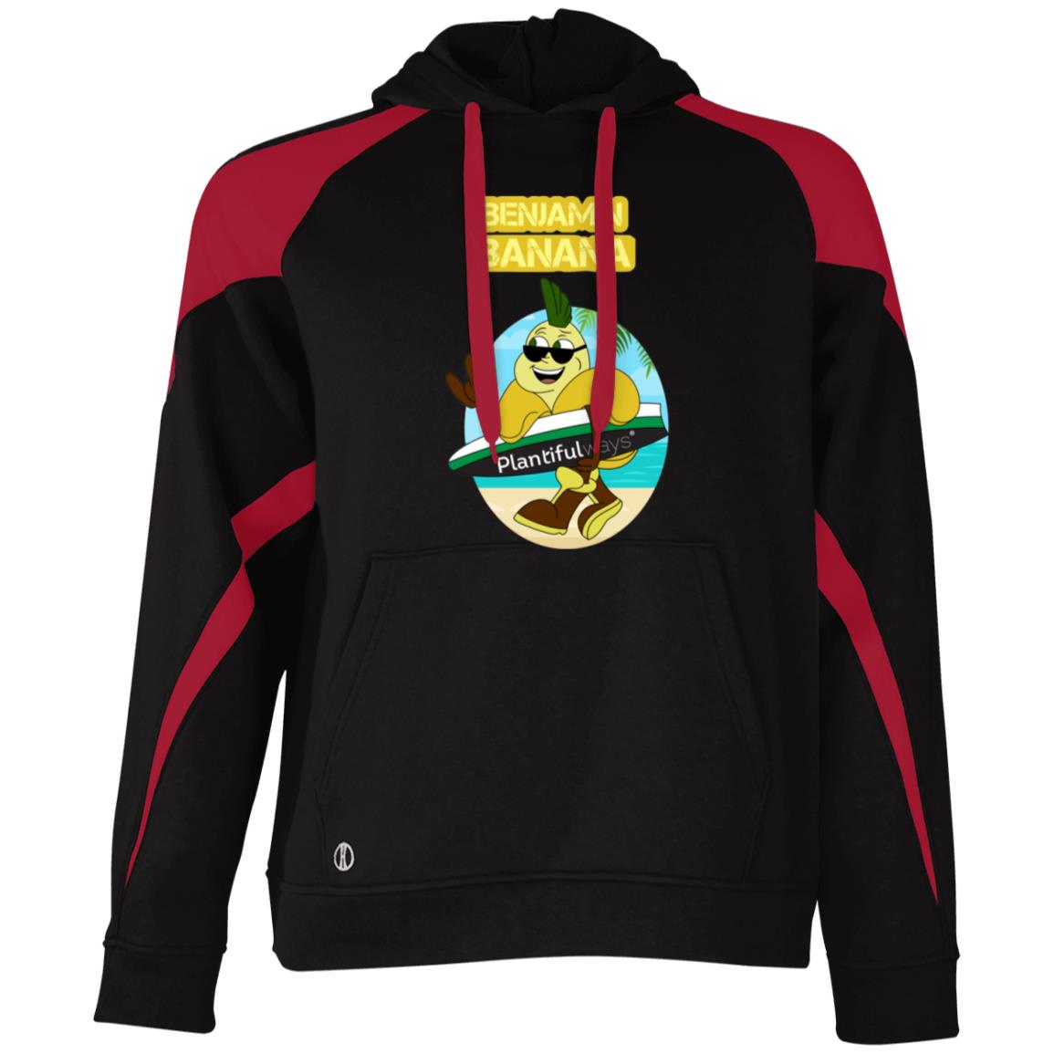 229546 Athletic Colorblock Fleece Hoodie