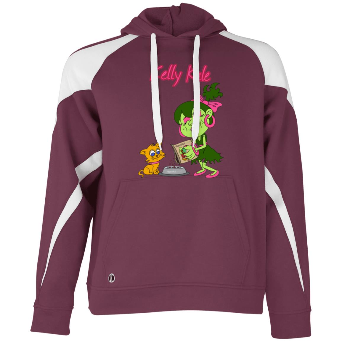 229546 Athletic Colorblock Fleece Hoodie