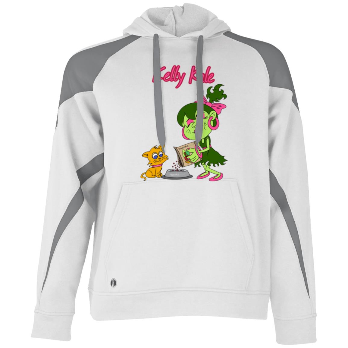 229546 Athletic Colorblock Fleece Hoodie