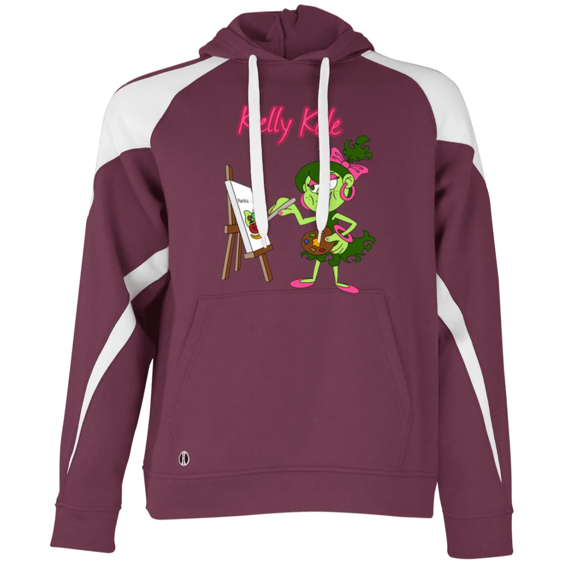 229546 Athletic Colorblock Fleece Hoodie