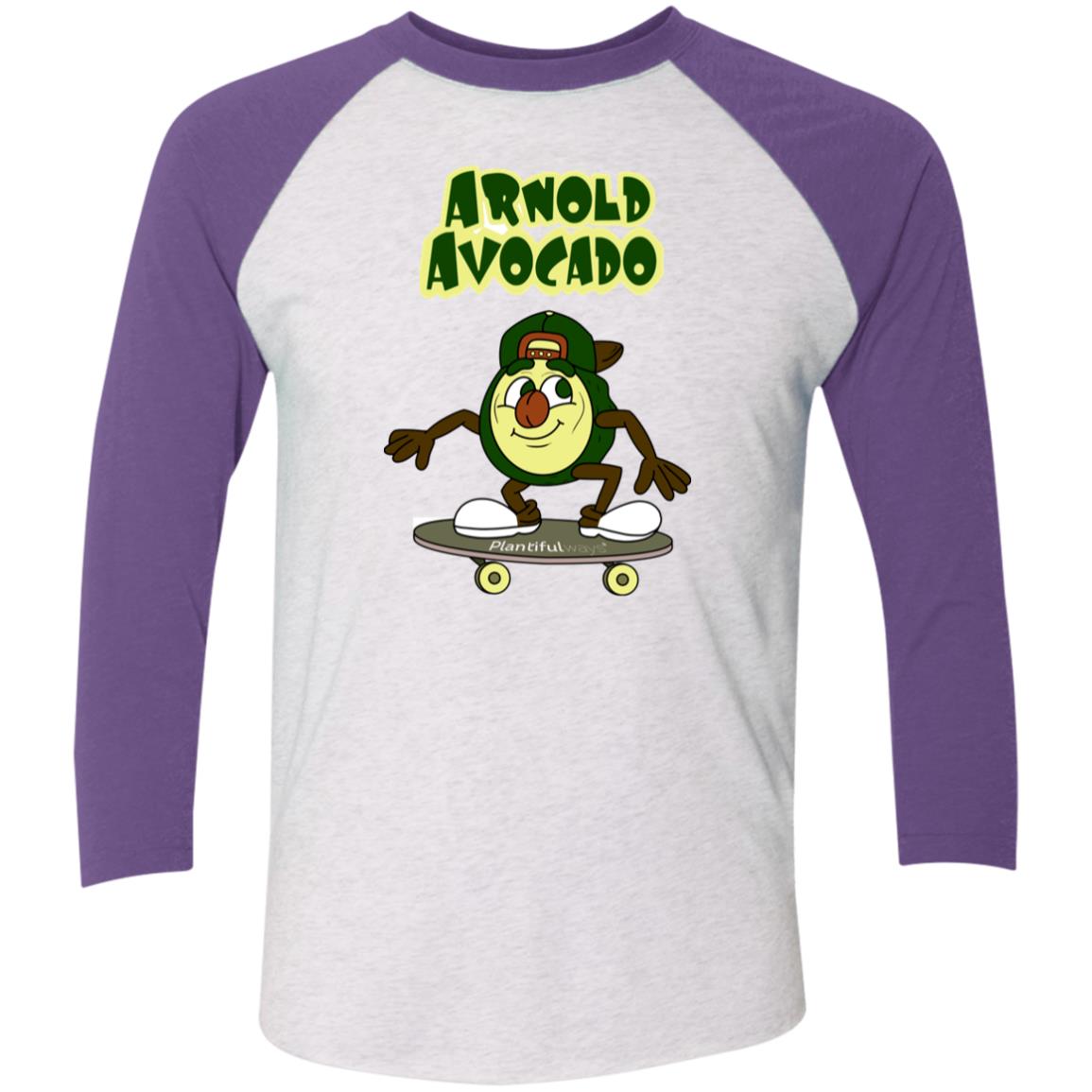 NL6051 Tri-Blend 3/4 Sleeve Raglan T-Shirt