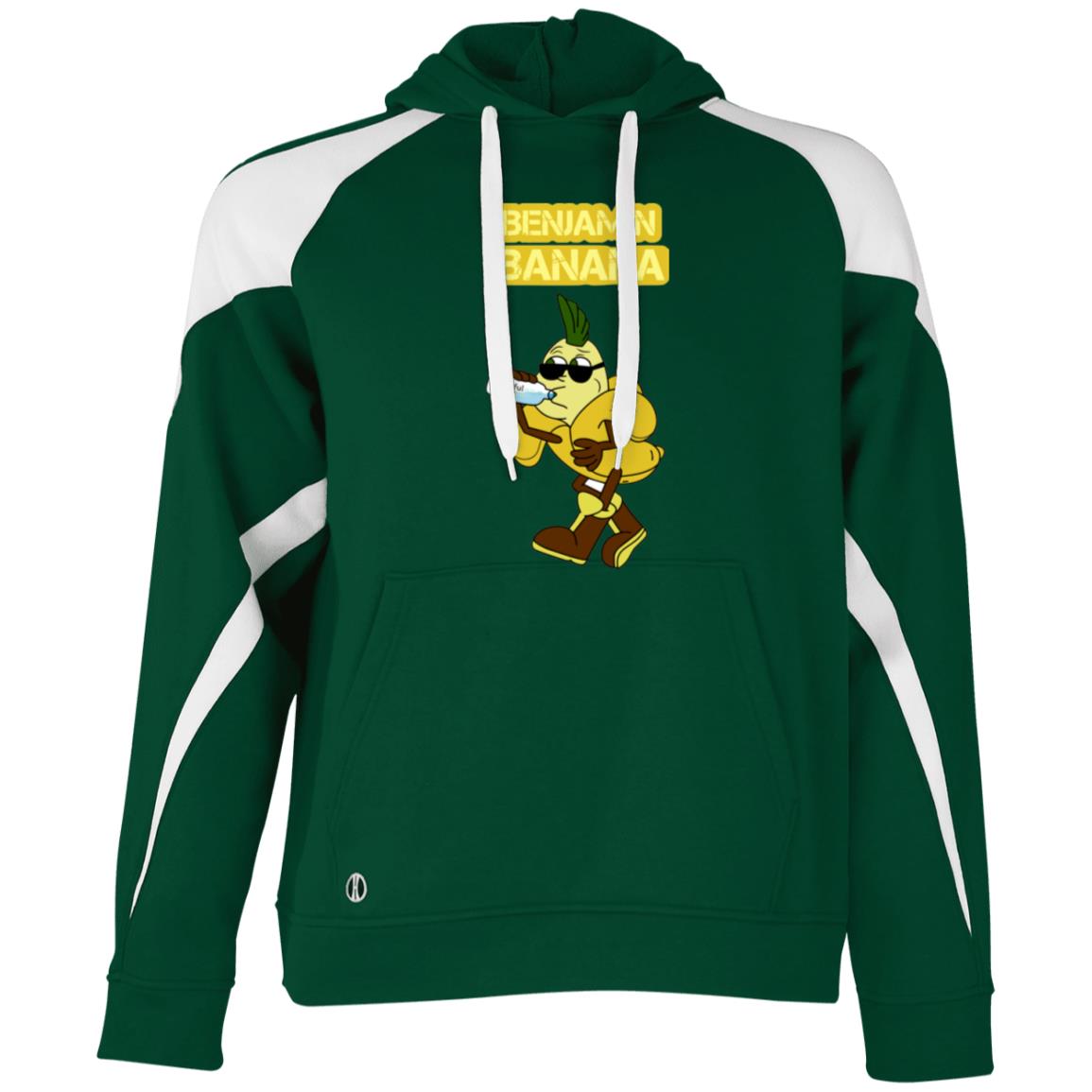 229546 Athletic Colorblock Fleece Hoodie