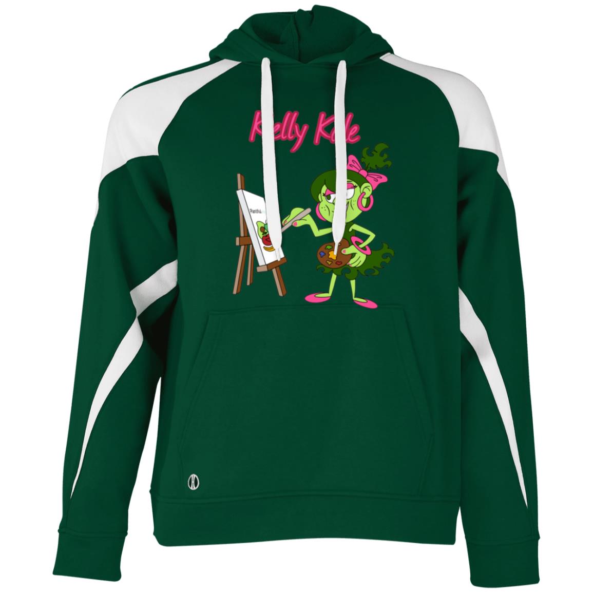 229546 Athletic Colorblock Fleece Hoodie