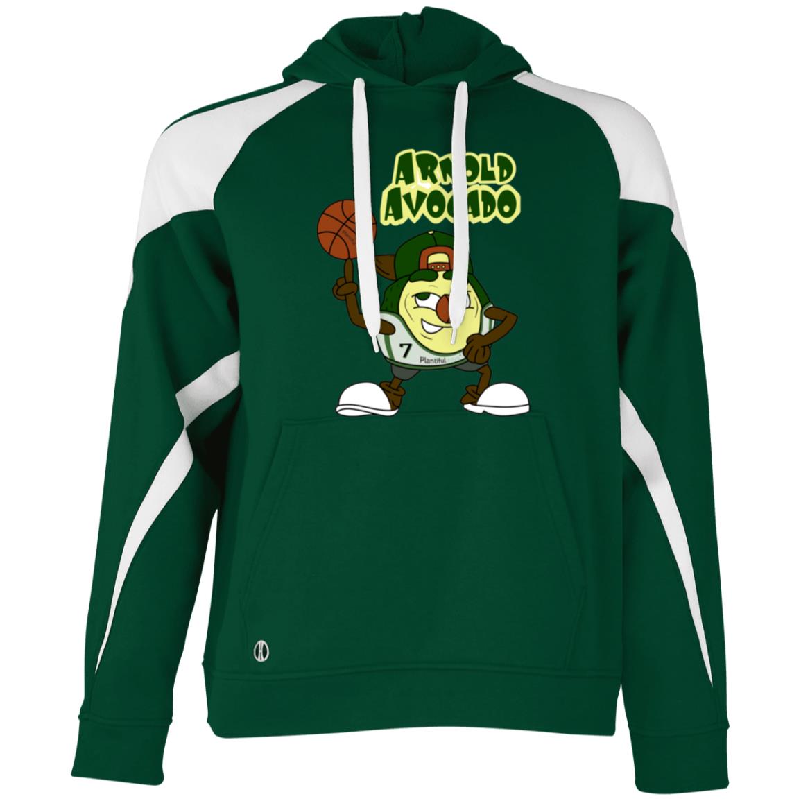 229546 Athletic Colorblock Fleece Hoodie