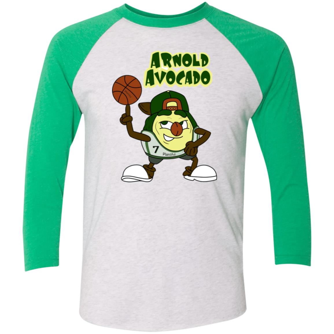 NL6051 Tri-Blend 3/4 Sleeve Raglan T-Shirt