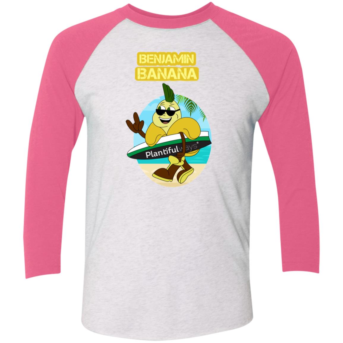 NL6051 Tri-Blend 3/4 Sleeve Raglan T-Shirt