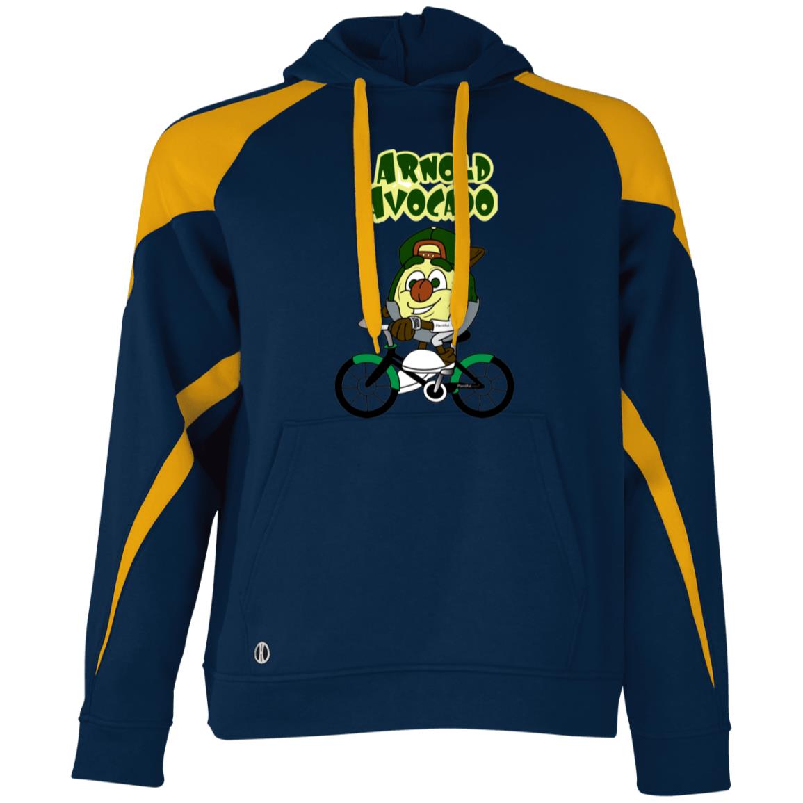 229546 Athletic Colorblock Fleece Hoodie