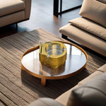 Gold 2-in-1 Ashtray & Lighter